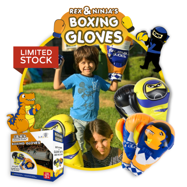 REX & NINJA Inflatable Boxing Gloves