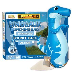 Dinosaur Inflatable VEE kids punching bag.