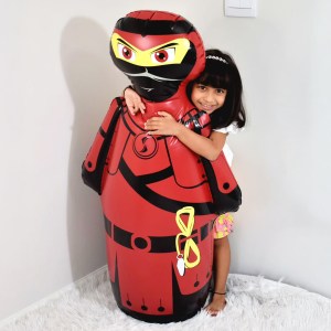 inflatable-red-samurai-bop-bag-hugs-play-experience